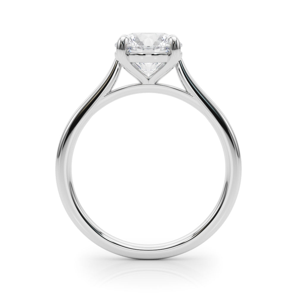 1 CT Lab Diamond Solitaire Ring