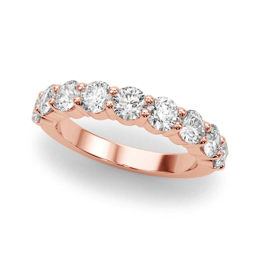 9-Stone Lab Diamond 14K Rose Gold Ring