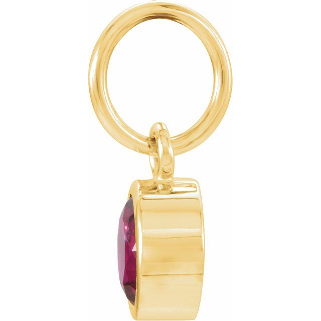 Posh Mommy® Imitation Birthstone Charm