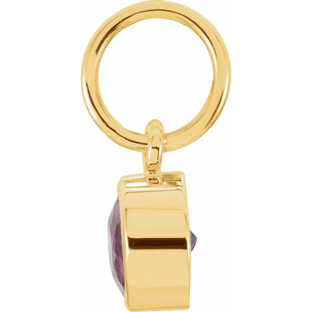 Posh Mommy® Imitation Birthstone Charm