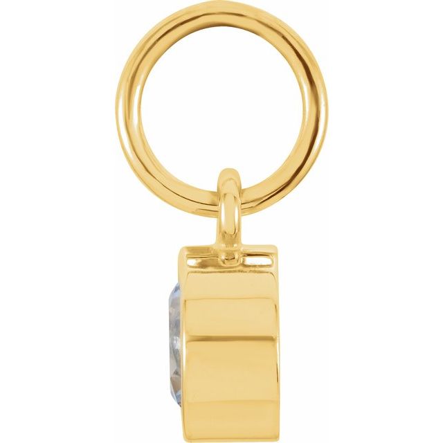 Posh Mommy® Imitation Birthstone Charm