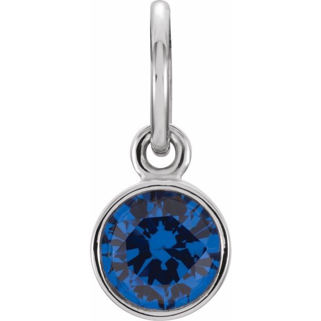 Posh Mommy® Imitation Birthstone Charm