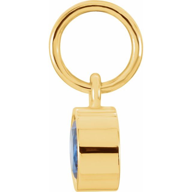 Posh Mommy® Imitation Birthstone Charm