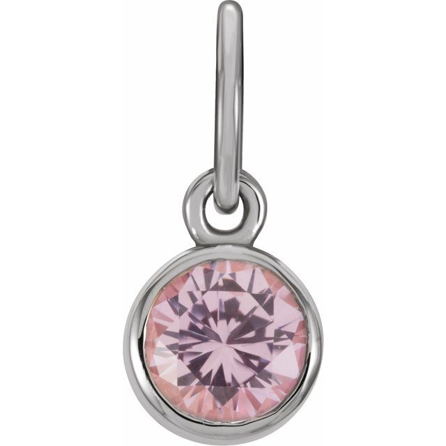 Posh Mommy® Imitation Birthstone Charm