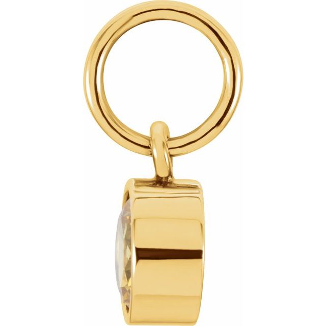 Posh Mommy® Imitation Birthstone Charm