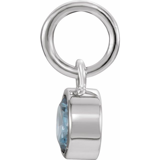 Posh Mommy® Imitation Birthstone Charm
