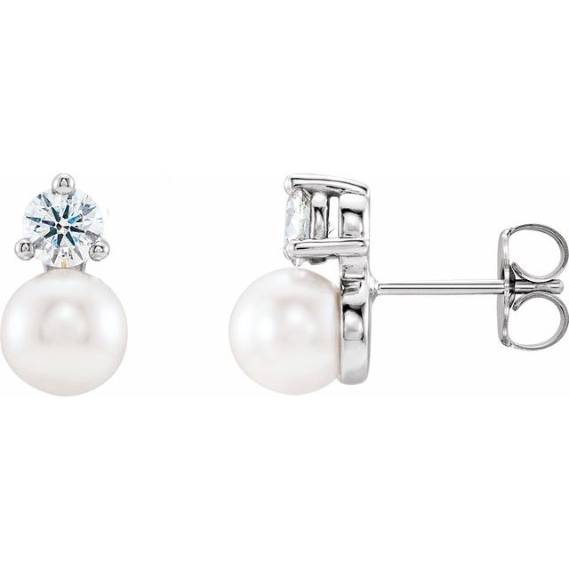 Accented Pearl Earrings