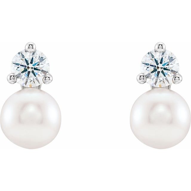 Accented Pearl Earrings