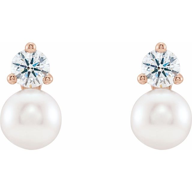 Accented Pearl Earrings