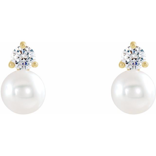 Accented Pearl Earrings