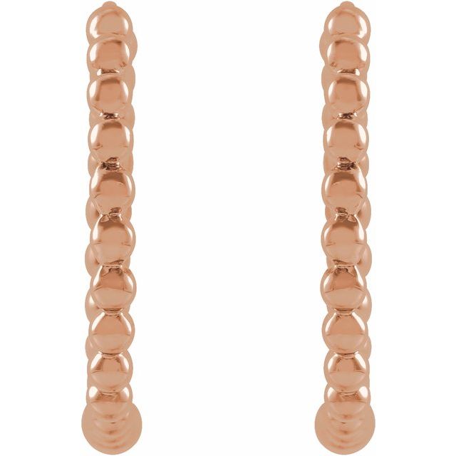 Beaded Hoop Earrings