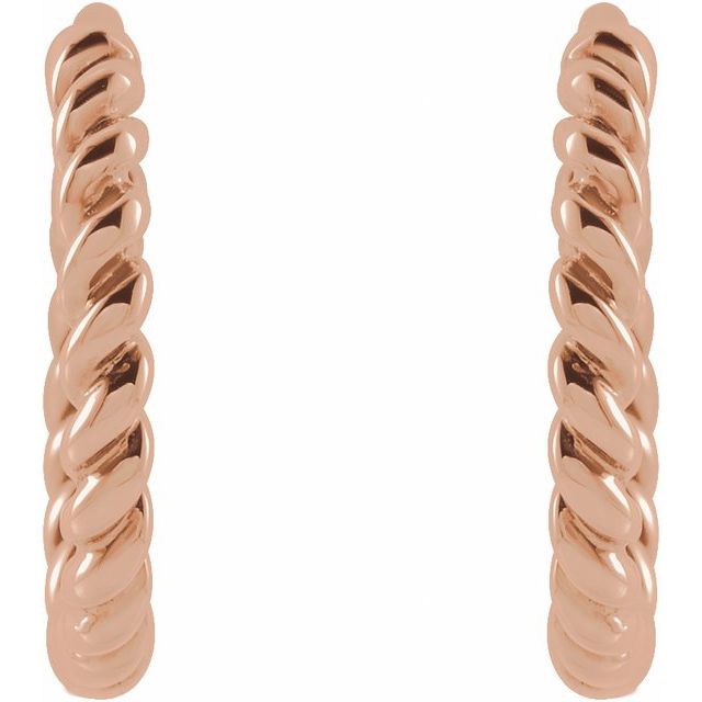 Rope Hoop Earrings