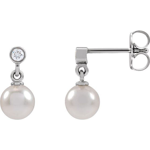 Accented Pearl Earrings