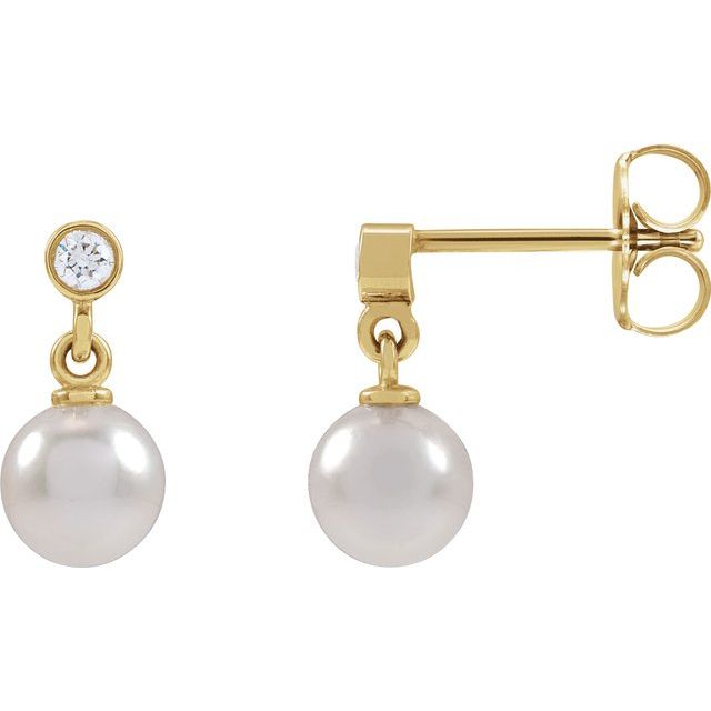 Accented Pearl Earrings