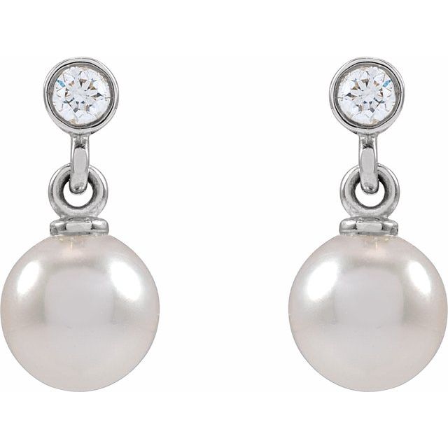 Accented Pearl Earrings