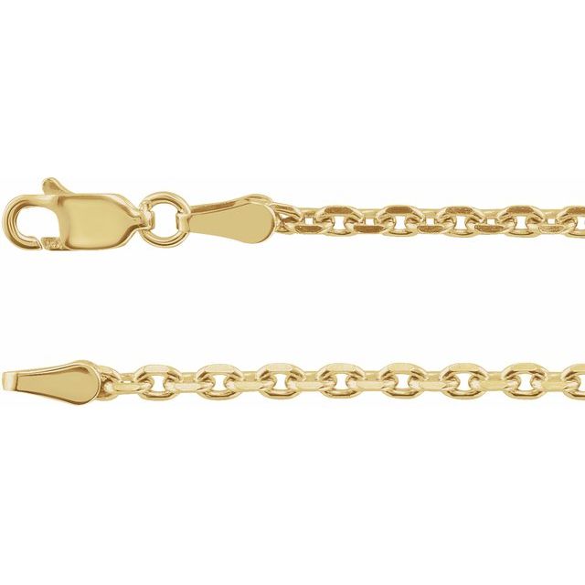 Diamond-Cut Cable Chain