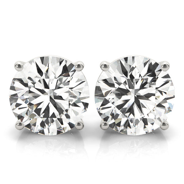 0.1CT Lab Diamond 14K Gold Stud Earrings
