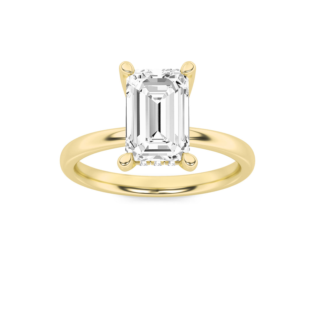 Timeless 14K Yellow Gold 2ct Lab Diamond Statement Ring