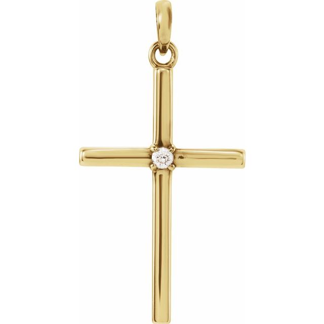 Birthstone Cross Pendant
