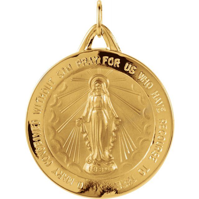 Miraculous Medal Necklace or Pendant