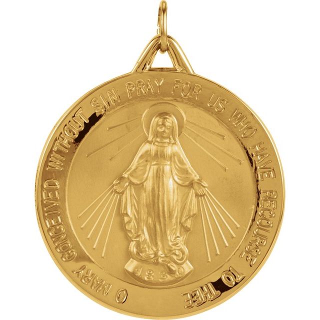 Miraculous Medal Necklace or Pendant