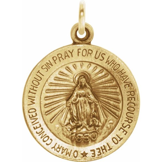 Miraculous Medal Necklace or Pendant