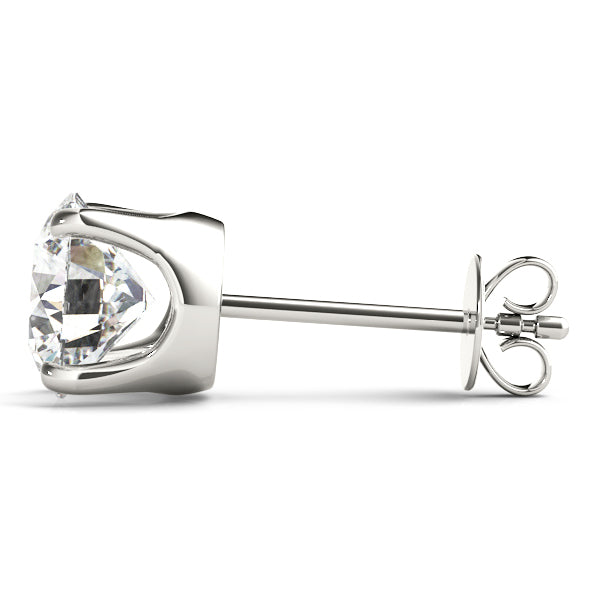 Lab Diamond 14K White Gold Stud Earrings 0.05CT