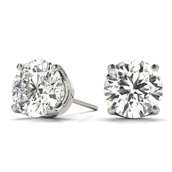 14K White Gold 0.05CT Lab Diamond Studs