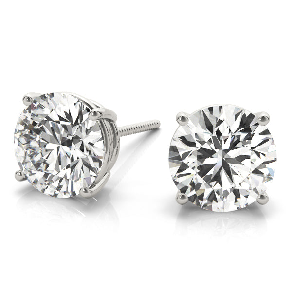 0.1CT Lab Diamond 14K Gold Stud Earrings