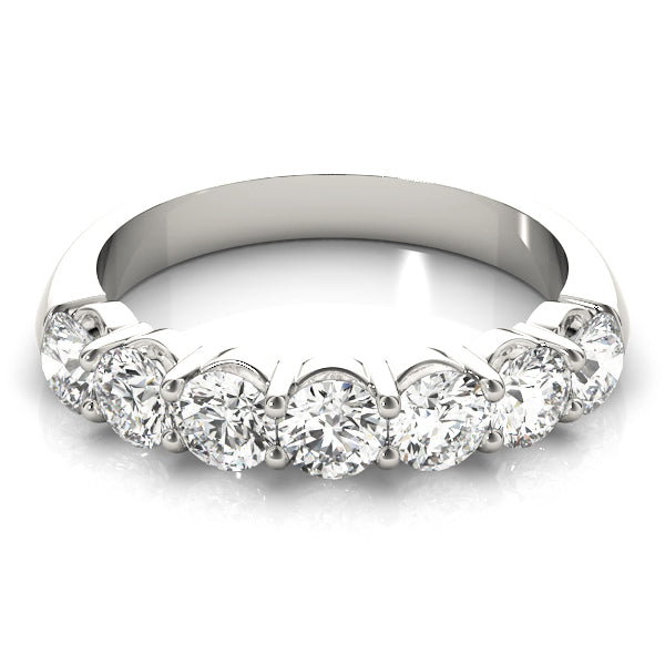 15-Stone Round Diamond Wedding Band