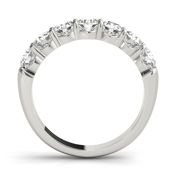 15-Stone Round Diamond Wedding Band