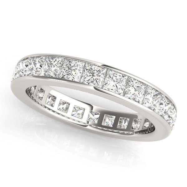 Multi-Diamond Square Wedding Ring