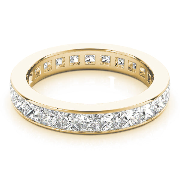14K Yellow Gold Multi-Diamond Wedding Band