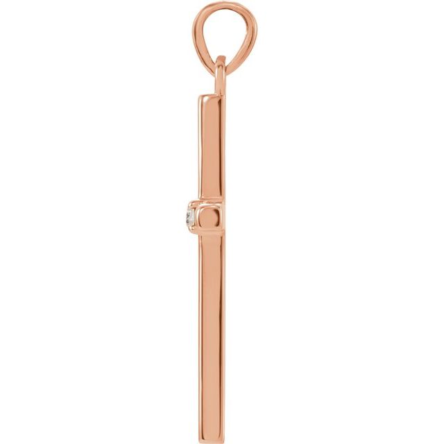 Birthstone Cross Pendant