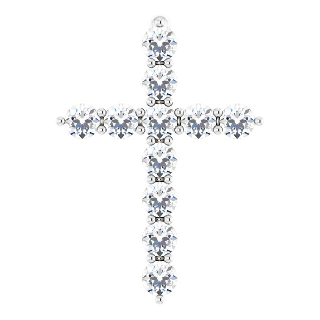 Accented Cross Necklace or Pendant