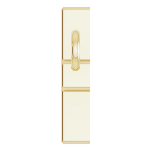 Sideways Cross Necklace