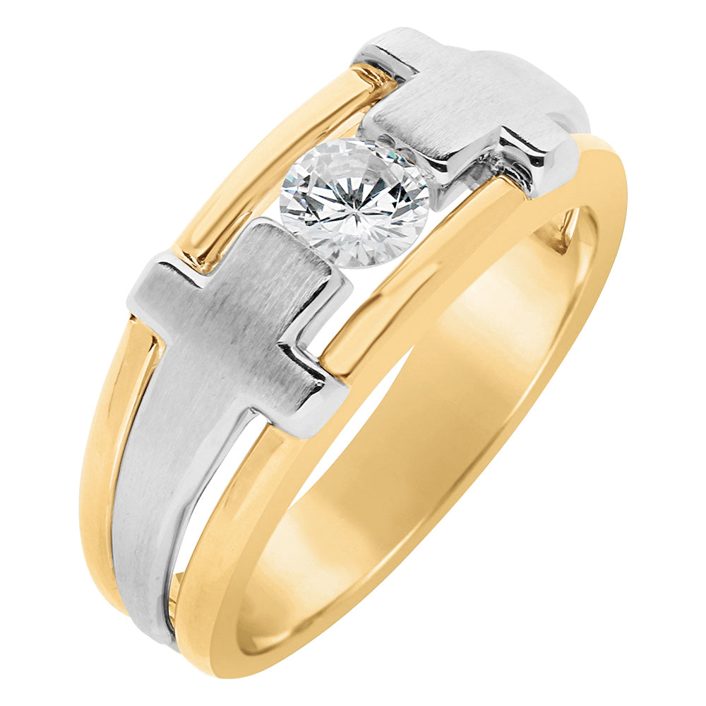 0.5 CT Round Diamond Solitaire Ring