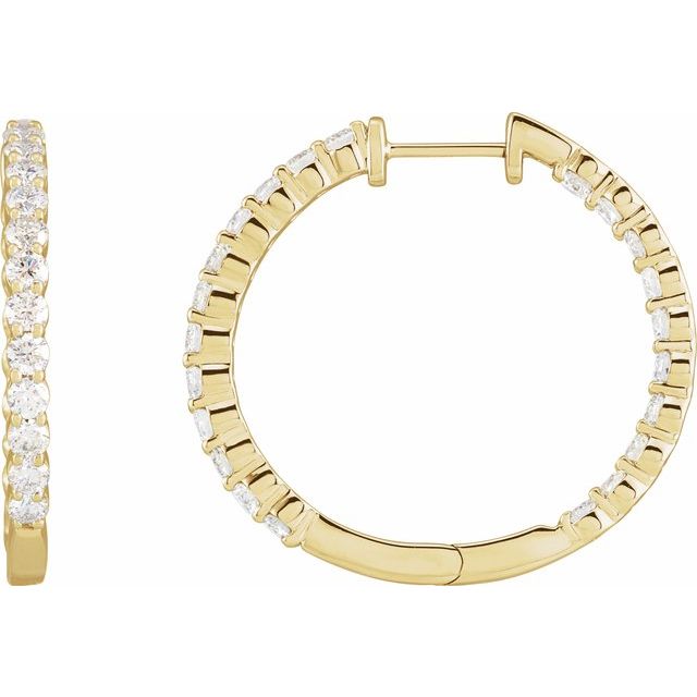 Inside-Outside Hoop Earrings