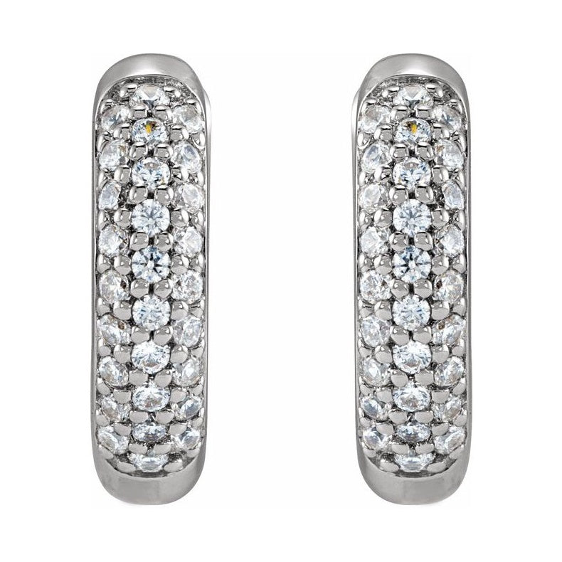 Lab-Grown Diamond Hoop Earrings