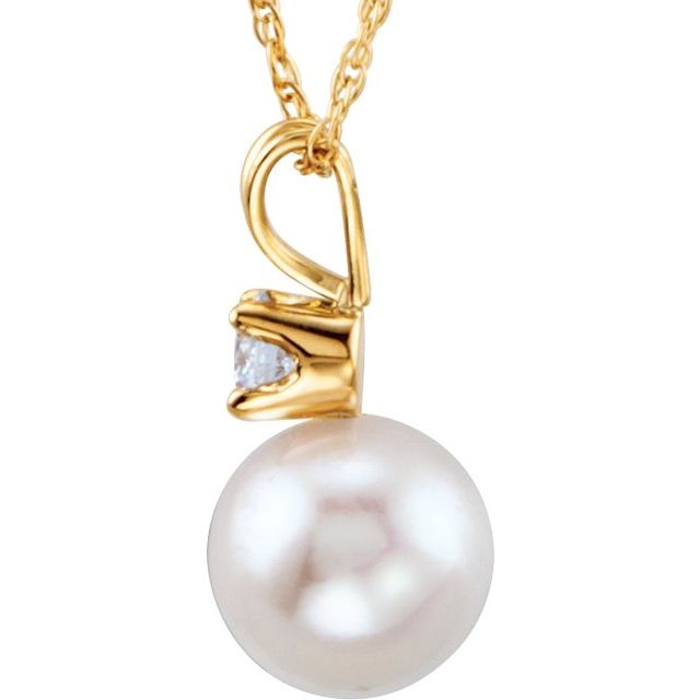 Accented Pearl Necklace