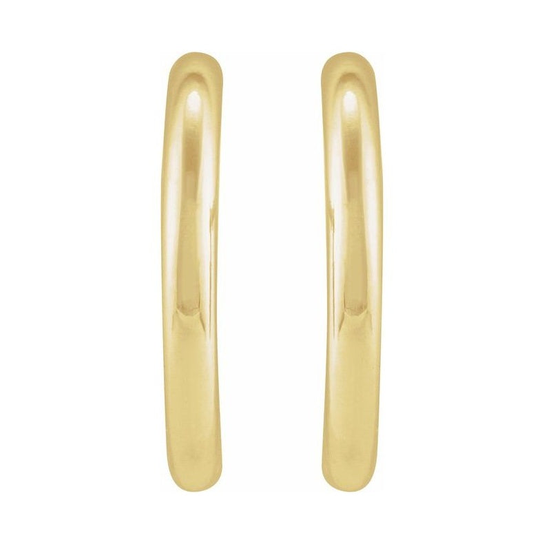 Tube Hoop Earrings