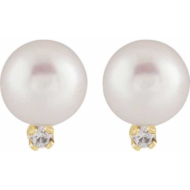 Accented Pearl Earrings