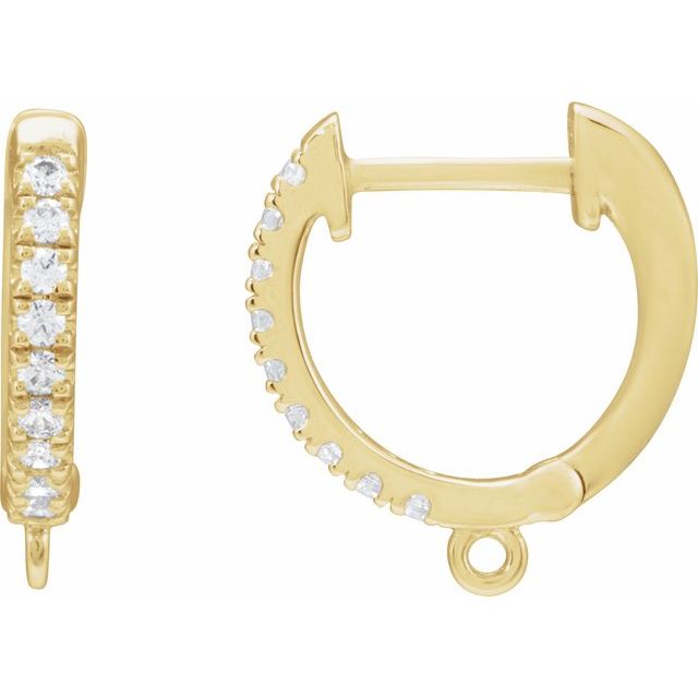 Accented Hoop Earring Top