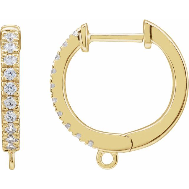 Accented Hoop Earring Top