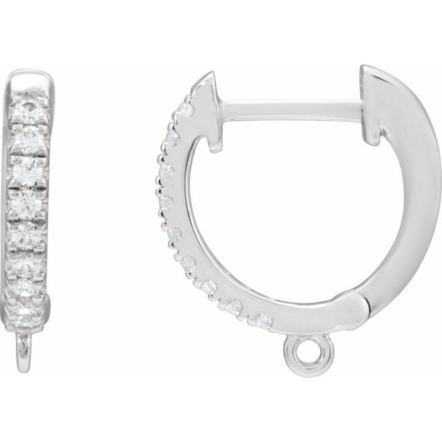 Accented Hoop Earring Top