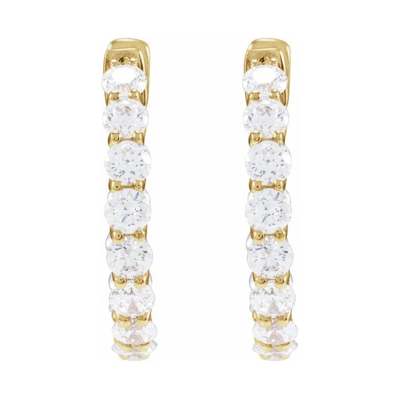 Inside-Outside Hoop Earrings