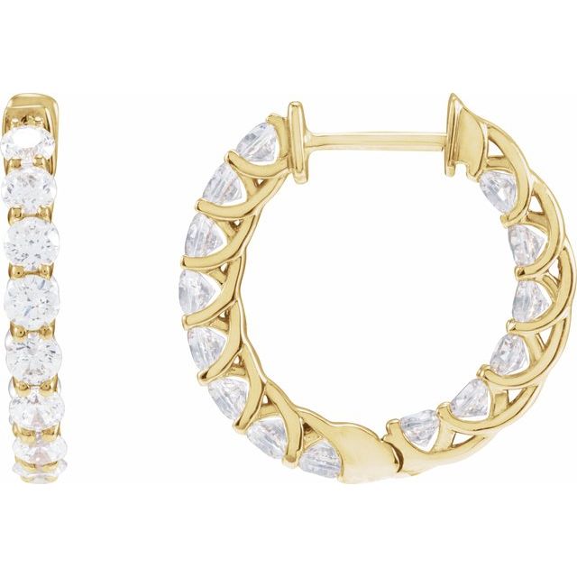 Inside-Outside Hoop Earrings