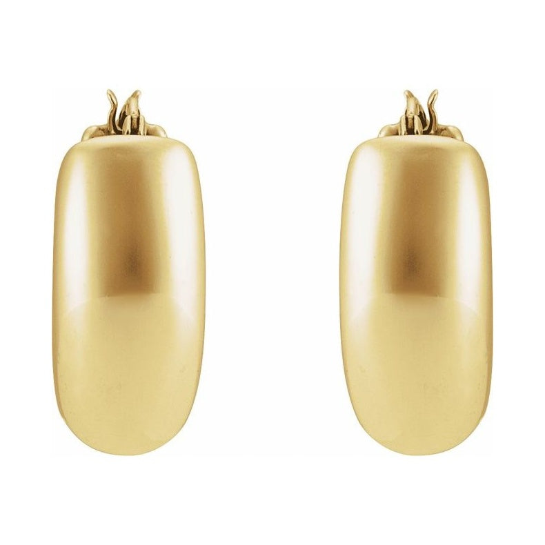 Electroform Hoop Earrings