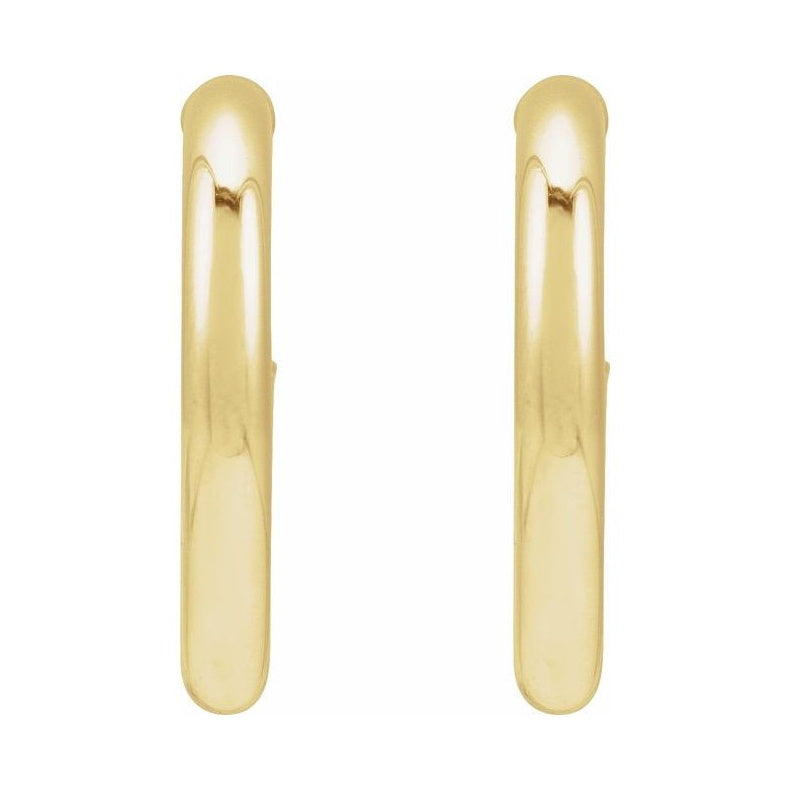 Tube Hoop Earrings
