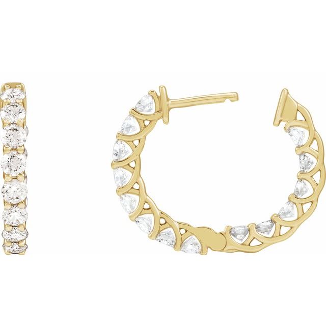 Inside-Outside Hoop Earrings